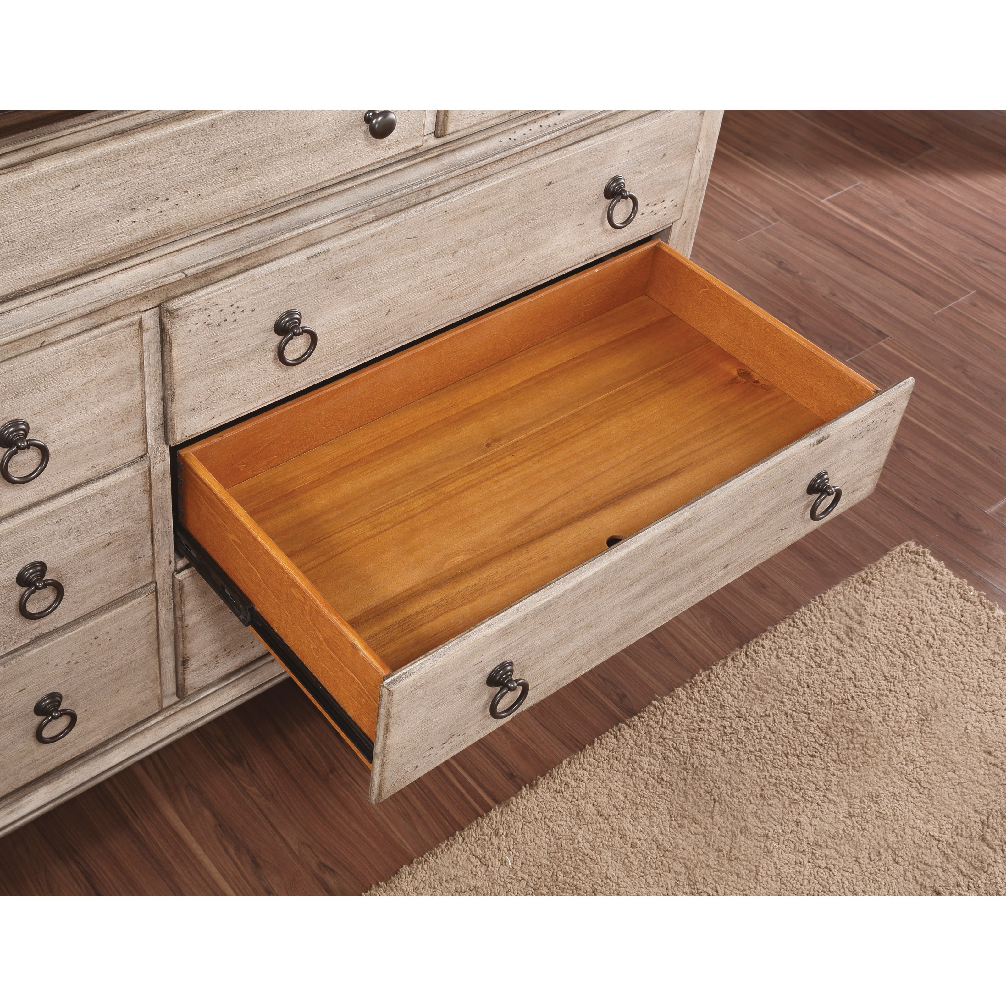 Flexsteel Ventura 000026434960 Relaxed Vintage 9Drawer Dresser with